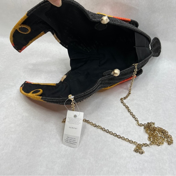 SERPUI Toucan Wicker Crossbody / Clutch Bag - Picture 13 of 14